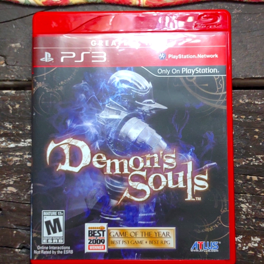 PS3 video game Greatest Hits Demon's Souls.